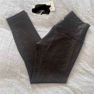 NWOT - Lululemon shine align legging - faux leather look